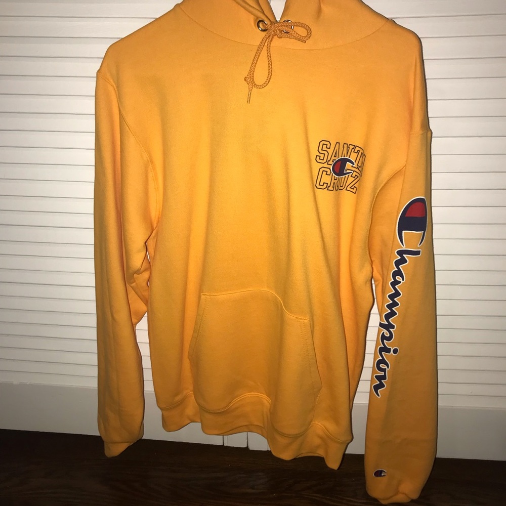 Yellow Champion Hoodie